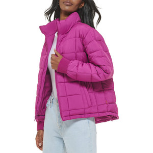 Latest Design Women Winter Casual Sports Outdoor Warm Quilted Windbreaker <b>Jacket</b> Puffer <b>Jackets</b> - Product Image 3