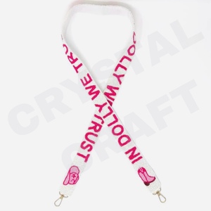 CRYSTAL CRAFT Go Buckeyes Estilo indio Cuentas de vidrio Color personalizado Correa para monedero Logotipo personalizado Correas para bolsos Accesorios - Product Image 2