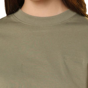 Sudadera de manga larga con estampado de logotipo personalizado para mujer, sudadera de corte regular con cuello redondo, conjunto de moda, sudadera para mujer - Product Image 5