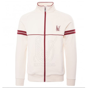 Chaqueta Deportiva de Invierno Cómoda con Cuello Alto y Logotipo Frontal, Color Sólido, Alta Calidad - Product Image 1