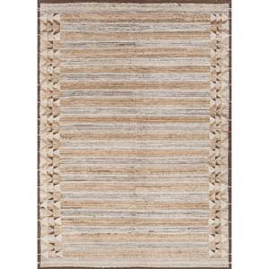 Manifest Ivory Striped Patchwork <b>Boho</b> Hand Knotted Afghan Wool <b>Rugs</b> for Home Living Room Carpet Hallway <b>Rug</b> Rectangle Re-1478 - Product Image 1