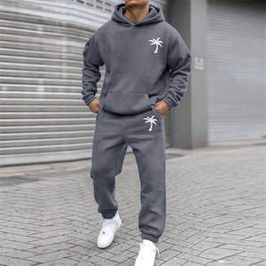 High Quality Men's Oversized <b>Tracksuit</b> Windproof Breathable Sublimation Print Tree Camo Sweatpants Hoodie Set-For Winter - Product Image 5