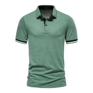 Polo camiseta transpirable Venta caliente peso ligero precio razonable hombres polos con en últimos diseños - Product Image 1