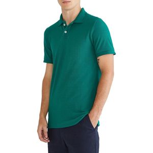 เสื้อโปโลแขนครึ่งแขนสำหรับผู้ชายใส่ฤดูร้อนเสื้อ100% โปโลผ้าฝ้ายระบายอากาศน้ำหนักเบากำหนดโลโก้ได้เอง - Product Image 2