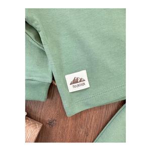 Tuta da bambino Oversize con tasca dettagliata per neonato/bambino con bottoni a scatti sulla spalla