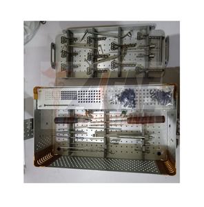 Système de placage de rayon distal volaire en titane avec boîte en aluminium Ensemble d'instruments orthopédiques de plaques et de vis de rayon distal - Product Image 1