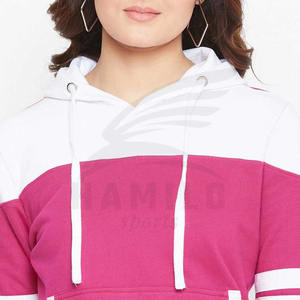 Sudadera con Capucha Personalizada para Mujer, Forrada para Invierno, Estilo Urbano, MOQ Bajo, Estilo Hip Hop, Felpa de Algodón/Poliéster, Logotipo Personalizado Impreso - Product Image 5