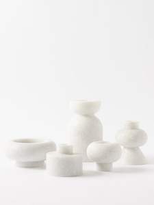 Bougeoir en marbre décoratif de salon au design admirable bougeoir en marbre gris de la meilleure qualité au prix le plus bas - Product Image 6