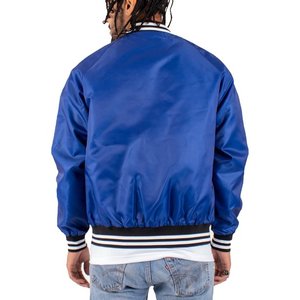 Venta caliente Hombres de alta calidad de satén Chaquetas de béisbol High Street Varsity Custom Style Design Varsity Jacket - Product Image 2