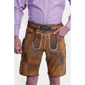 Venta al por mayor personalizable Lederhosen buen Material ligero tirantes cálido desgaste High Street estilo en relieve botón patrón - Product Image 4