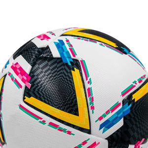 Balón de Fútbol Personalizado al por Mayor, Tamaño 5, Balón de Fútbol Oficial para Partidos de Equipo, Balón de Fútbol Promocional de PVC/PU - Product Image 5