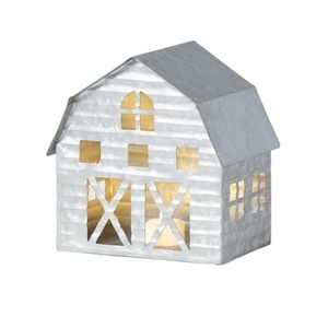 Amplia gama de decoración de jardín para el hogar Casa de pájaros Cabaña de metal Casa de pájaros Decoración de jardín Pájaro Llegada a un precio asequible - Product Image 1