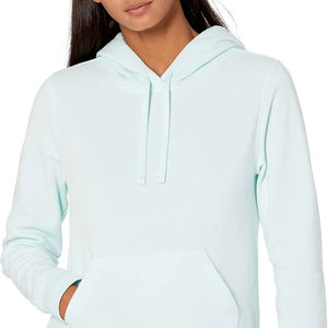 Sudadera con Capucha de Felpa Francesa para Mujer, Manga Larga, el Mejor Conjunto de Sudaderas, Tela Clásica de Color Sólido - Product Image 1