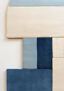 Alfombra de lana abstracta moderna con mechones a mano, pila alta disponible en 6 9 4*12 tamaños para el hogar, oficina, sala de estar, habitación de niños - Product Image 3