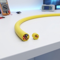Câble ombilical blindé en cuivre torsadé à paires torsadées, à flottabilité neutre, pour ROV, avec isolation PUR, pour applications sous-marines, faisant office de câble de liaison et de signal hybride (puissance et signal)