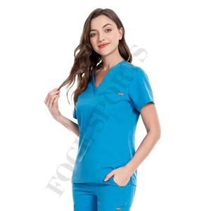 Uniformes de enfermería reciclables, conjuntos de uniformes médicos, bata de laboratorio para uniformes médicos, uniforme de mujer - Product Image 1