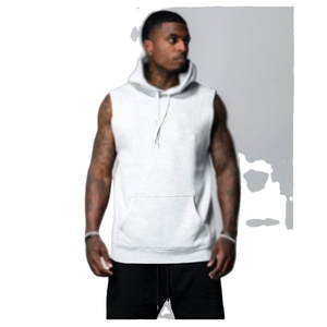 <b>Men</b> Summer Pullover <b>Hoodie</b> Polyester/Cotton Fabric Breathable & Waterproof Regular Fit Custom Brand Gym Sportswear - Product Image 6