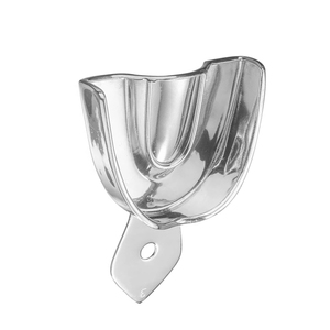 Alta calidad alemán Acero inoxidable Manual Dental Anti-Gag Reflex peso ligero bandejas de impresión al por mayor - Product Image 1