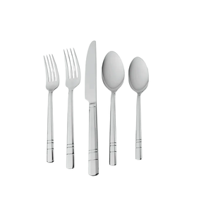 ชุดช้อนส้อมมีดส้อมเครื่องใช้บนโต๊ะอาหารดีไซน์หรูหราดีไซน์หรูหราชุดเครื่องใช้บนโต๊ะอาหารโลหะแข็งชุดอุปกรณ์ตกแต่งร้านอาหารทำจากกระจกเหล็ก - Product Image 3