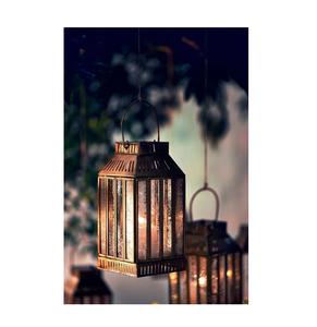 Candelabro tejido rústico colgante de bambú ecológico decorativo para el hogar, lámparas de techo de ratán y linternas para decoración del hogar - Product Image 5