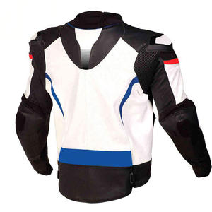 2024 Material de cuero OEM ODM Mejor diseño Cómodo Precio barato Chaqueta de moto para hombres - Product Image 2