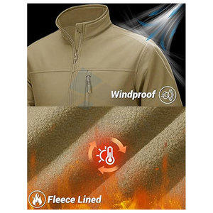 Chaqueta Softshell ligera para hombre Nuevo diseño Proveedor de fábrica personalizado disponible a precio mayorista para exteriores - Product Image 4