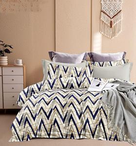 Elite Soft Touch Printed Fitted <b>Bedsheet</b> <b>3</b> PCS Set Includes 2 Pillow Cases Fade and Wrinkle Resistant Durable Bedding - Product Image 4