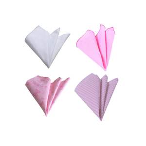 Juego de pañuelo de bolsillo 4 en 1 tejido de algodón con estampado digital de gaviota de 4 piezas - Product Image 2