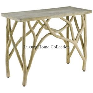 Consola de Metal decorativa para sala de estar, diseñador hecho a mano con alambre de acero inoxidable de Color dorado, mesa auxiliar de Wal de forma larga - Product Image 4