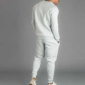 Latest Design Women's Two-Piece Active Tops Tracksuit Set Long Sleeves <b>Crop</b> Top Butt Lifter Splice Plain Hoodies Yoga <b>Pants</b> DHL - Product Image 2