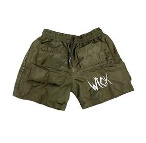 Personalizado Hombres Bolsillo Poliéster Bordado Baggy Streetwear Cargo Summer Nylon Shorts - Product Image 1