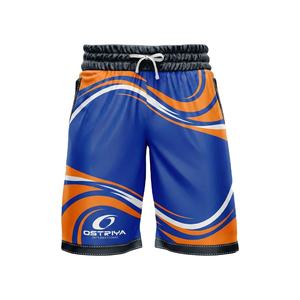 กางเกงบาสเก็ตบอลพิมพ์ลายแบบระเหิดความร้อน แห้งเร็ว ชุดกางเกงบาสเก็ตบอลแบบสั่งทำพิเศษ ดีไซน์ใหม่ 2026 - Product Image 1