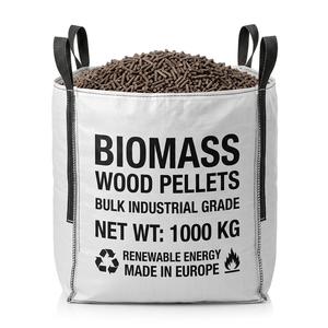 Granulés de bois biomasse industriels en vrac pour centrales électriques, combustible biomasse de qualité supérieure conforme à la norme DIN+ A1, approvisionnement professionnel en gros - Product Image 1
