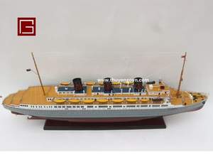 Gia Nhien Fabricant Design Personnalisé SS Queen of Bermuda Bateau de croisière MODÈLE EN BOIS Artisanat en bois MODÈLE DE BATEAU - Product Image 6