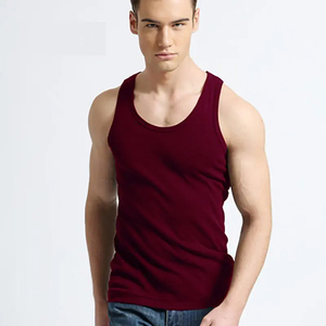 2025 Mới 100% Cotton Nhanh Chóng Khô Người Đàn Ông Của Tank Top Chất Lượng Cao Đồng Bằng Thoáng Khí Tank Top Tùy Chỉnh Giản Dị Mùa Hè Phòng Tập Thể Dục Singlets - Product Image 1