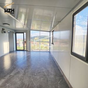 3现代集装箱房床2室20 40英尺预制4卧室浴室轻钢家庭浴室预制房屋 - Product Image 5