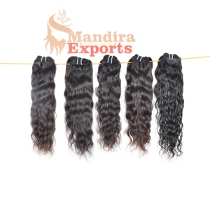 Extensiones de cabello indio con cutícula en bruto, extensiones onduladas de estilo ondulado profundo suelto de templo vietnamita negro alineado del proveedor al por mayor - Product Image 5