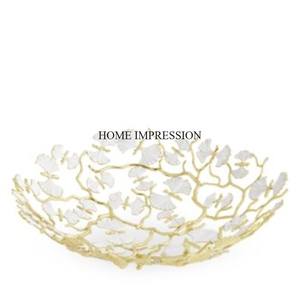 Le plus demandé en gros vente en vrac fantaisie unique beau élégant robuste en métal fait de fleurs bols de service de l'inde - Product Image 1