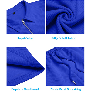 Conjunto de 2 piezas para correr de verano con logotipo personalizado para hombre, pantalones cortos y camiseta de estilo informal con logotipo lavado personalizado de alta calidad - Product Image 5