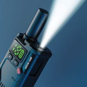 Màu xanh lá cây sư tử gpx600 Walkie Talkie với 16 kênh analog, rõ ràng phosphor hiển thị, 8 cấp điều khiển âm lượng, 2-4km phạm vi truyền, - Product Image 3