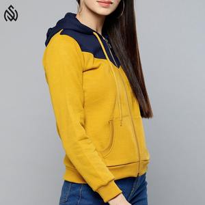 Sudaderas con cremallera cómodas hechas en Pakistán para mujer, sudaderas con cremallera de diseño único, sudaderas con cremallera transpirable para mujer - Product Image 4