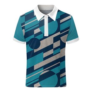 Polo de Golf con logotipo personalizado de lujo para hombre, 100% poliéster, tejido de punto, impresión por sublimación, polos de Golf de alta calidad - Product Image 2