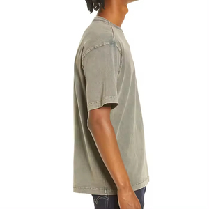 เสื้อยืดผู้ชายผ้ายืดกรดแขนสั้นผ้า100% แห้งเร็วสไตล์ใหม่ - Product Image 4