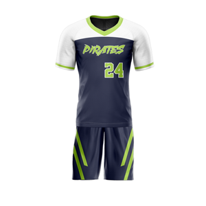 Uniforme de fútbol con bandera personalizada para hombre y mujer, conjuntos de camisetas de fútbol americano sublimadas de poliéster 100% - Product Image 1