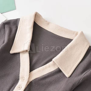 Mono de algodón para mujer, ropa de calle informal con botones, Mono para mujer, mono cómodo para mujer - Product Image 4