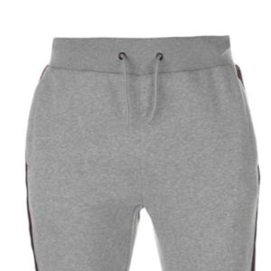 Logotipos personalizados Chándales de lana gris de alta calidad Capucha de cuerda Cintura Tallas grandes Sólido para el invierno Diseño transpirable para Unisex - Product Image 5