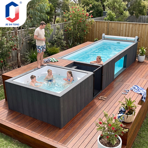 Piscine hors sol résistante aux UV avec accessoires complets, prête à l'emploi électriquement, idéale pour les familles, les séjours à la maison et les jardins. - Product Image 4