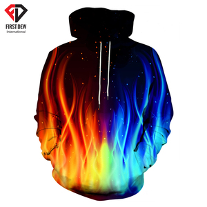 ปากีสถานที่มีคุณภาพดีผ้าทำ100% โพลีเอสเตอร์ผ้าฝ้ายขนแกะแขนยาวระเหิดอย่างเต็มที่สบายการออกแบบใหม่เสื้อกันหนาวหมวกผู้ชาย - Product Image 6