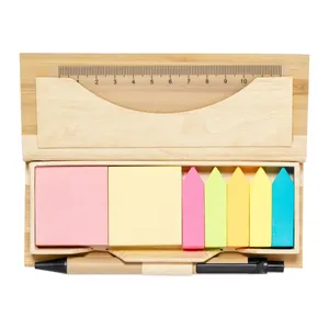 Set da Scrivania Sostenibili Zizhu con Fogli Adesivi per Merchandising - Product Image 3
