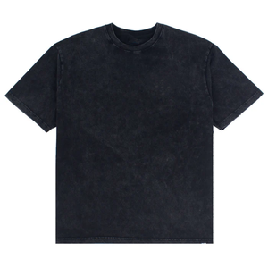 Usine Pas Cher Prix En Gros Vintage Lavé À L'acide T-shirts T-shirt Lourd T-shirt Surdimensionné pour les hommes - Product Image 1